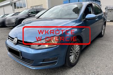 Volkswagen Golf VII 1.4 Benzyna 125KM CUP BMT 1-Właścicel